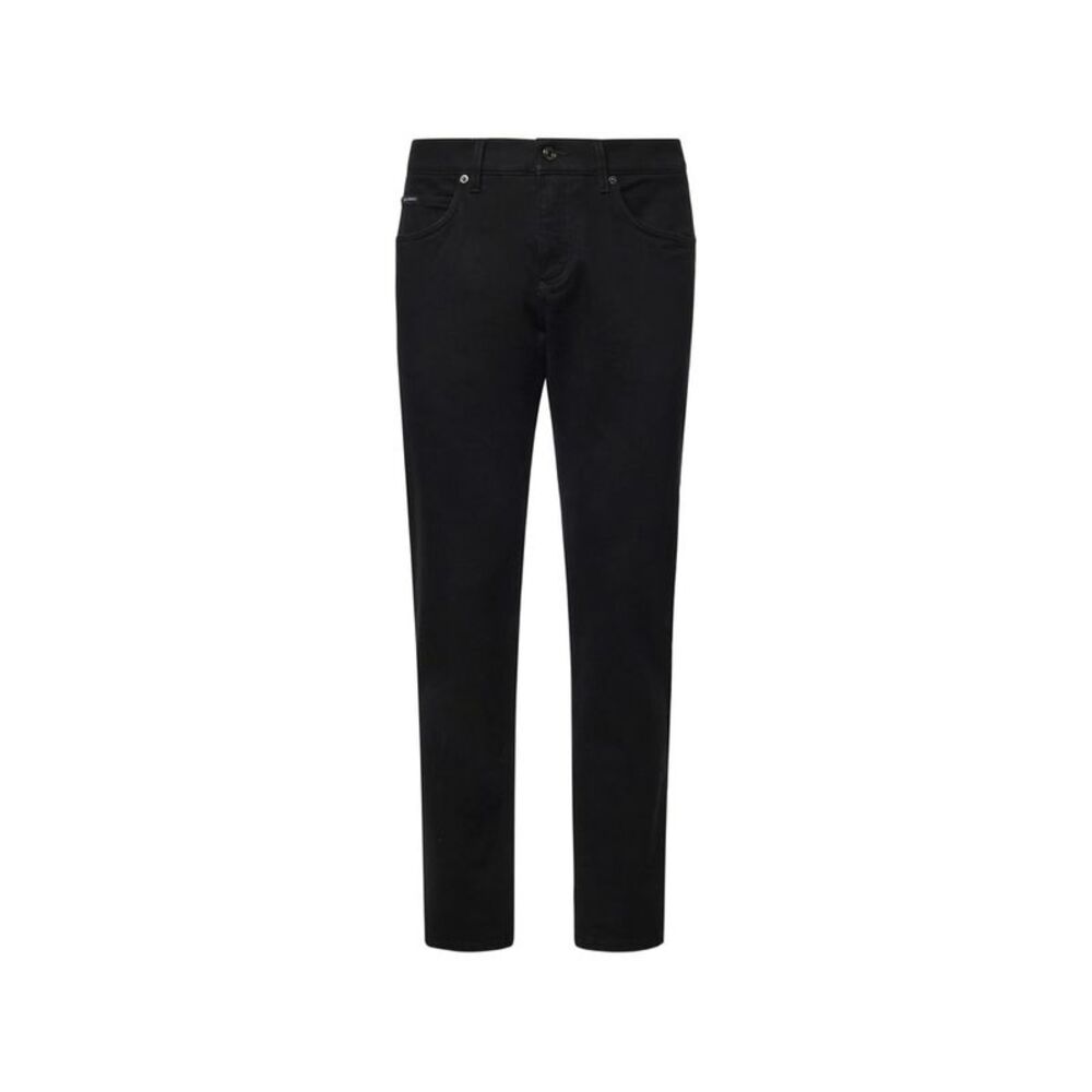 Dolce & Gabbana Black Denim - Slim-Fit Jeans Men
